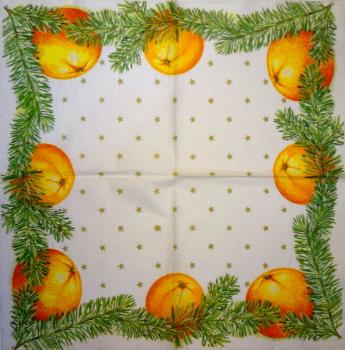 160 Zitronen, Orangen - 3-lagig